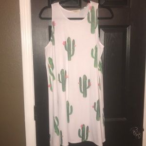 Cactus tank dress